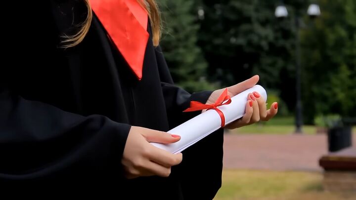 Graduation scroll