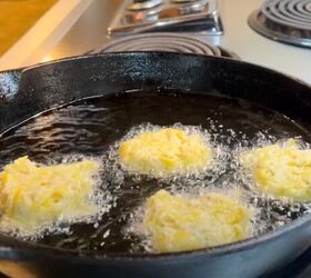 how to preserve squash, Frying the fritters