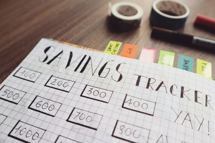 savings goals, Savings tracker