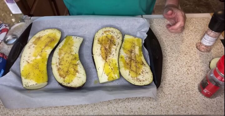 cheap ground beef recipes, Making beef stuffed eggplant