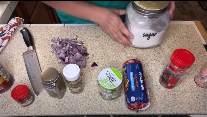 cheap ground beef recipes, Making beef stuffed eggplant