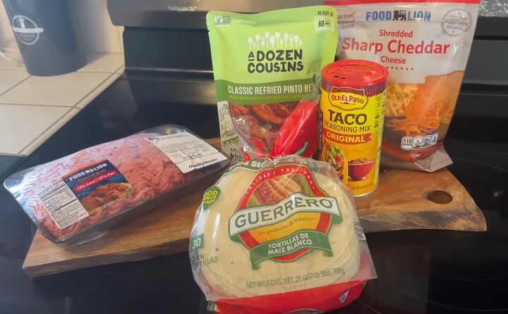 extreme budget dinner, Mini tacos ingredients