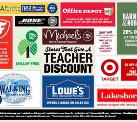 30+ stores that will give teachers real discounts!