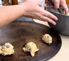 homemade kitchen restock, Making chocolate chip cookies