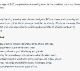 She asked AI to meal plan for her & the results were quite surprising