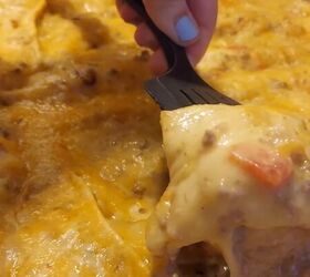 cheap dinner meals for large family, Cheesy enchiladas
