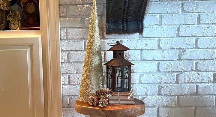 thrift store christmas, DIY Christmas decoration