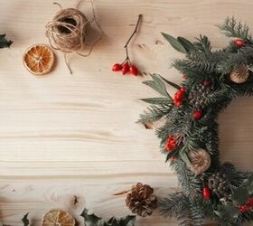 minimalist christmas, Christmas wreath