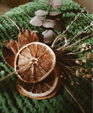 minimalist christmas, Dried oranges