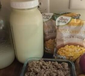 frugal fall meals, Sausage and corn chowder recipe ingredients