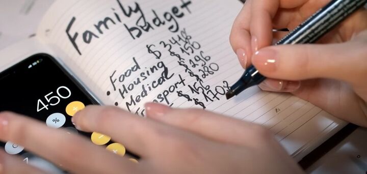 signs you re doing well financially, Writing up budget