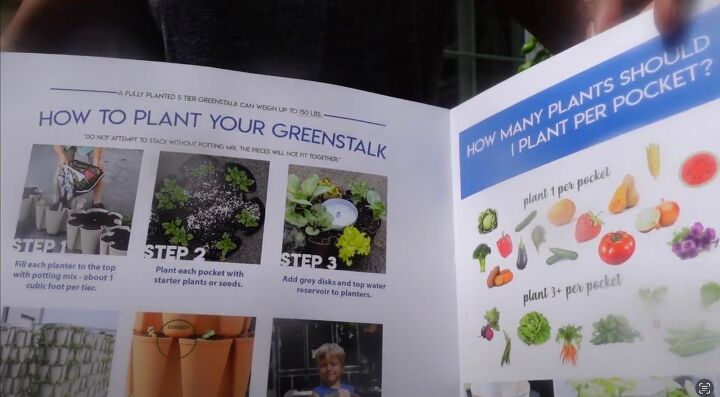 greenstalk planter, Instructions