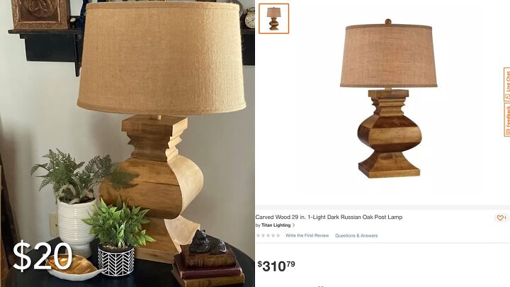 thrift store home decor, Lamps