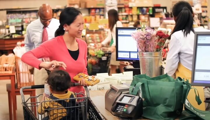 grocery hacks, Paying cashier