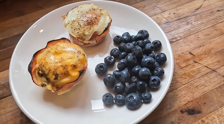 cheap recipe ideas, Ham egg and cheese cup