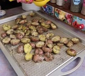 budget friendly family meals, Pesto Roasted Potatoes