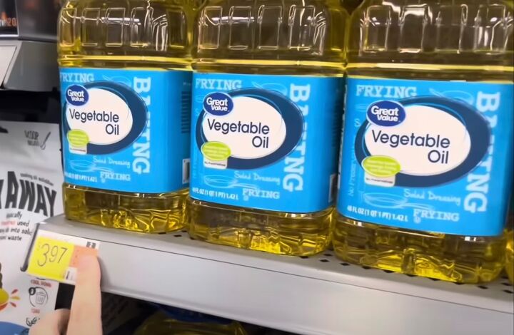 how to build a pantry, Vegetable oil