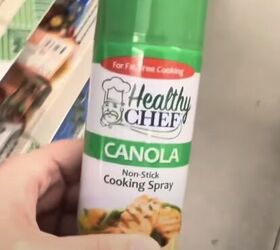 how to build a pantry, Cooking spray