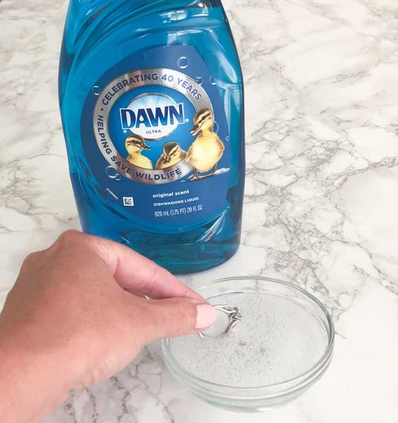 10 surprising ways to use dawn dish soap beyond the sink, Soaking jewelry in Dawn Who knew it worked
