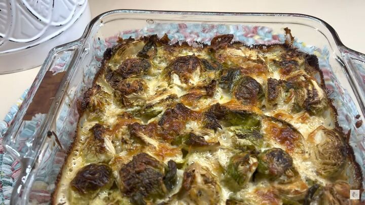 easy side dishes, Creamy baked Brussels sprouts