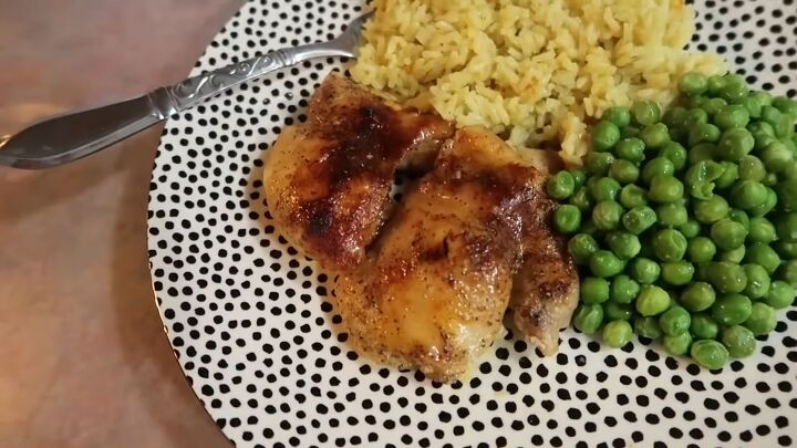 family meal ideas, Roasted garlic chicken thighs
