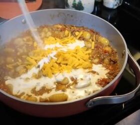 family meal ideas, Making cheeseburger gnocchi skillet