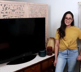 how to declutter home quickly, Standing by TV