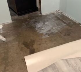 small kitchen makeovers, Installing flooring