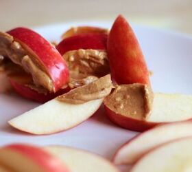 meal plan, Sliced apple with peanut butter