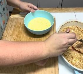 easy chicken recipes, Making Ritz cracker chicken