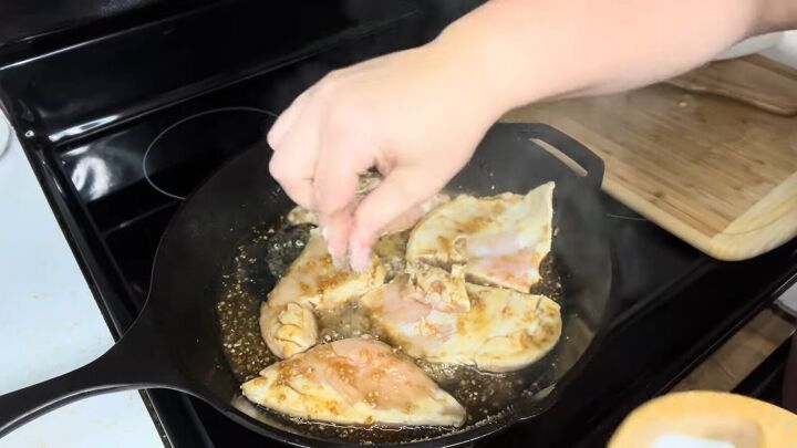 easy chicken recipes, Making brown sugar garlic chicken