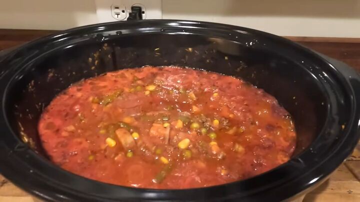 slow cooker meals, Vegetable beef soup