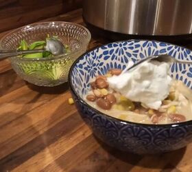 slow cooker meals, White chicken chili
