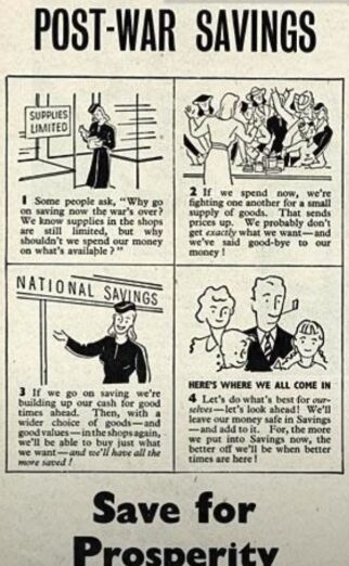 1950s frugality, Poster