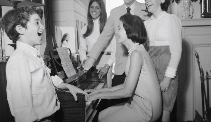 1950s frugality, Playing piano