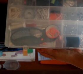 organizing tips, Sewing supplies box
