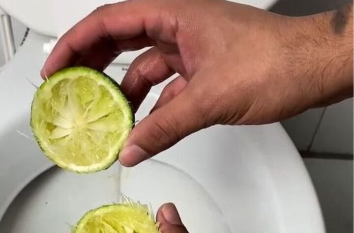 10 surprising and budget friendly toilet cleaning hacks, Citrus fruits for your toilet it works