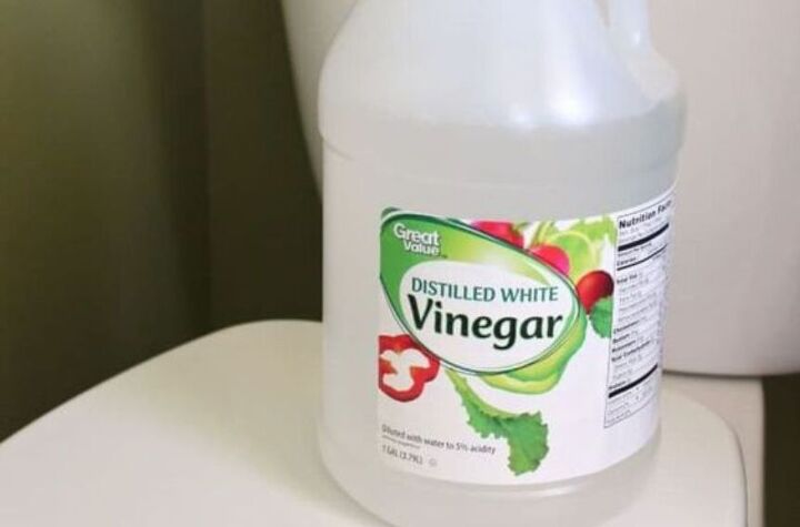 10 surprising and budget friendly toilet cleaning hacks, Distilled vinegar Great for your salad great for your toilet