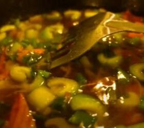 winter soup recipes, Making black eyed pea soup