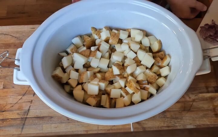 slow cooker meals, Making potato soup
