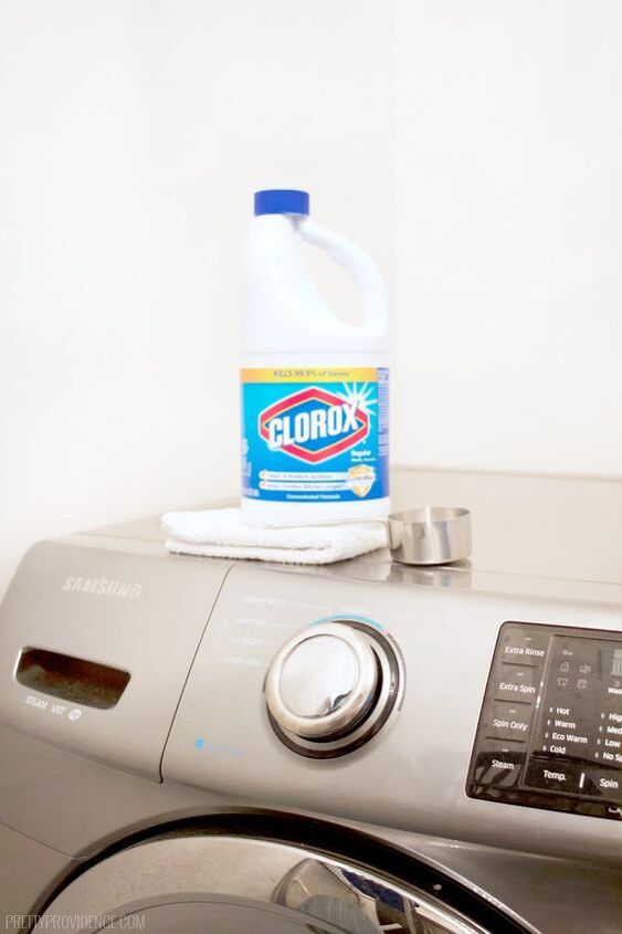 10 surprising ways to use clorox bleach, Add Clorox to your next load for perfectly white linens
