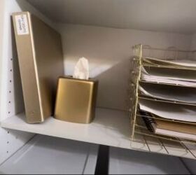 dollar tree home office, Organized papers