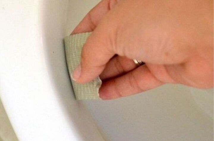 Don't damage your toilet, use non-abrasive cleaning tools!