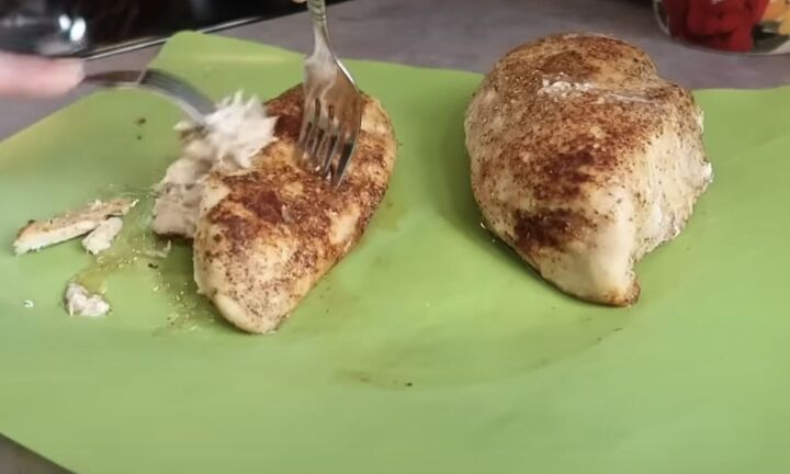 budget friendly family meal ideas, Making white chicken enchiladas