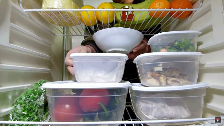 use the 6 to 1 grocery method to save money stick to your budget, Food in fridge