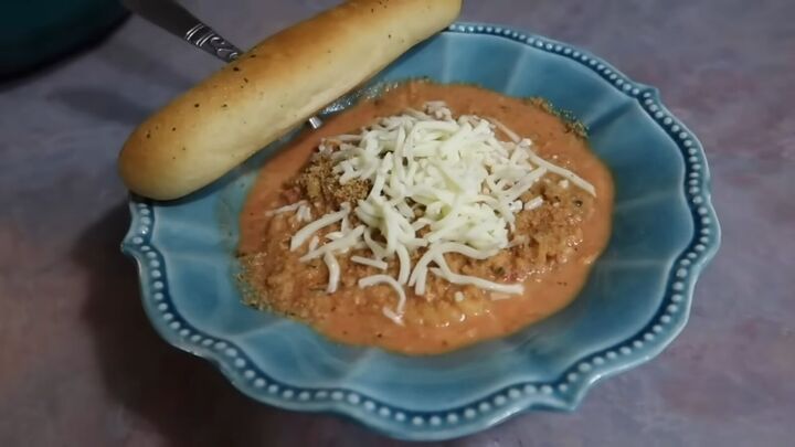 easy slow cooker recipes, Chicken parmesan soup