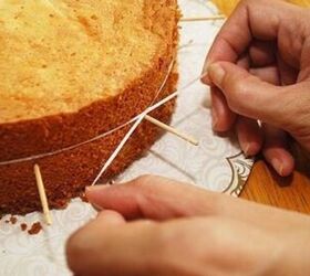 10 unexpected ways to use dental floss, Dental floss Your next best cake hack