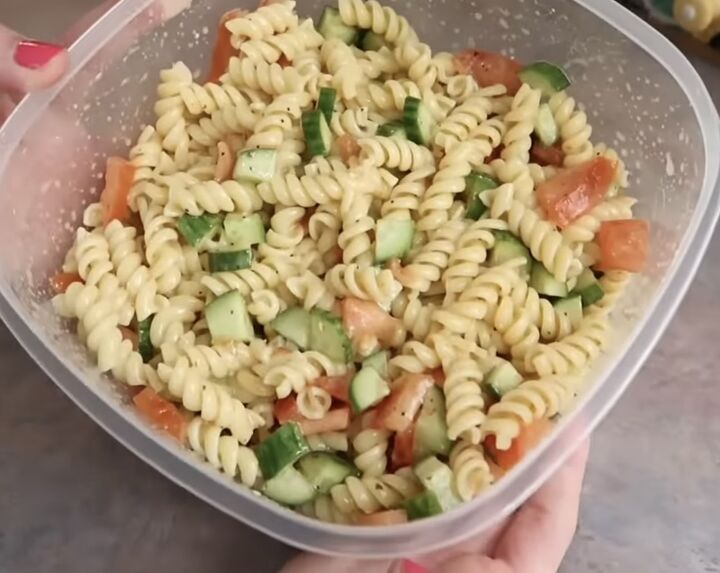 easy family meal ideas, Pasta salad