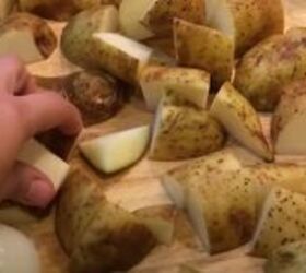 Chopped potatoes