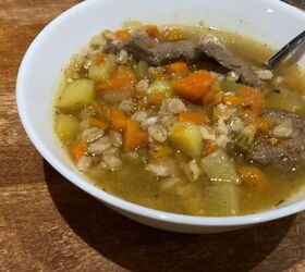 pantry challenge, Beef and barley soup